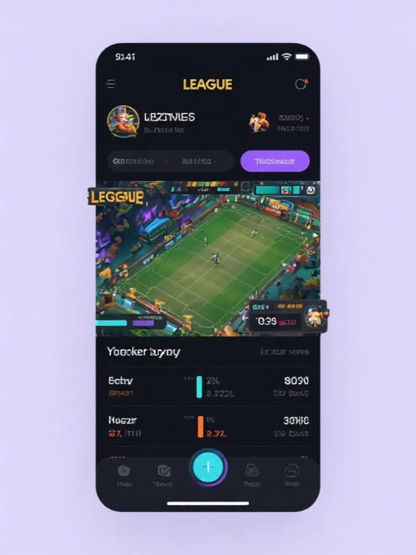 App赛事数据界面