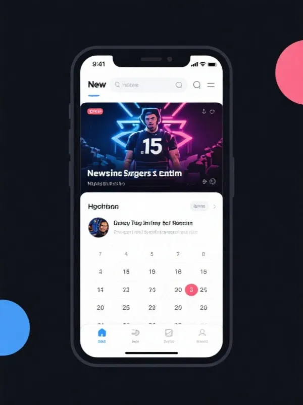 App赛程资讯界面